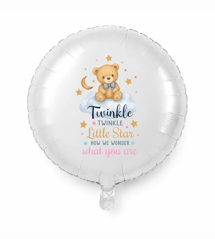 Twinkle Twinkle Little Star Balloon — original artwork on balloon