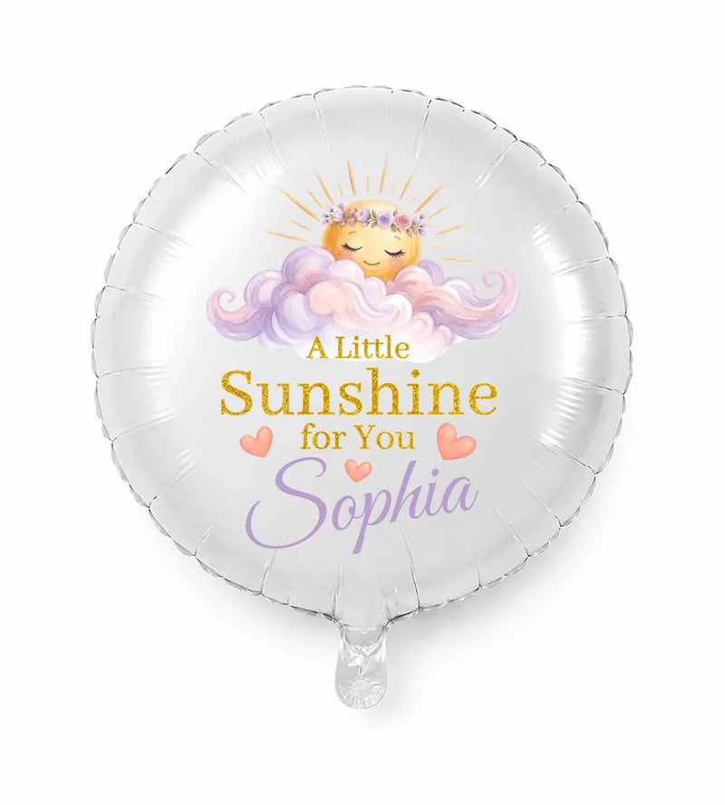 Get Well Personalized Balloon — A little sunshine for you