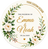 Custom paper drink coasters personalized with photos, monograms, and logos for weddings and events