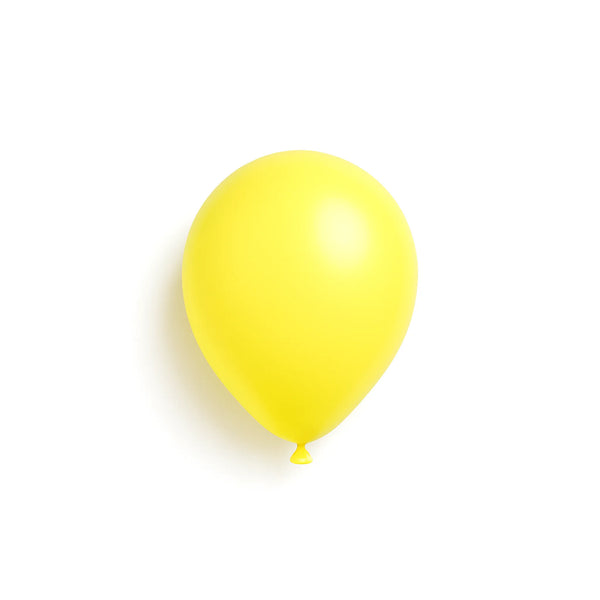 12-Inch Standard Latex Balloon in Lemon Yellow