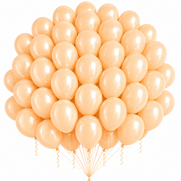 12-Inch Pastel Latex Balloon in Orange