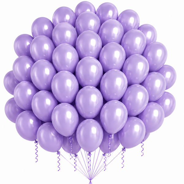 12-Inch Pastel Latex Balloon in Purple