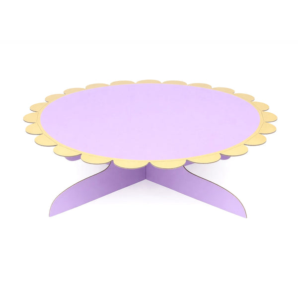 12 Inch Purple Paper Cake Stand Dessert Table Decor
