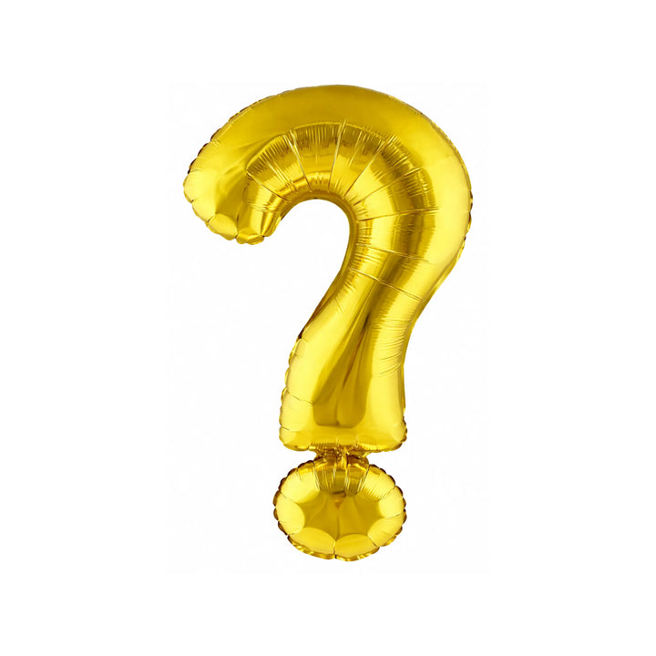 32 Inch Gold Question Mark Foil Balloon – Surprise Party Decor
