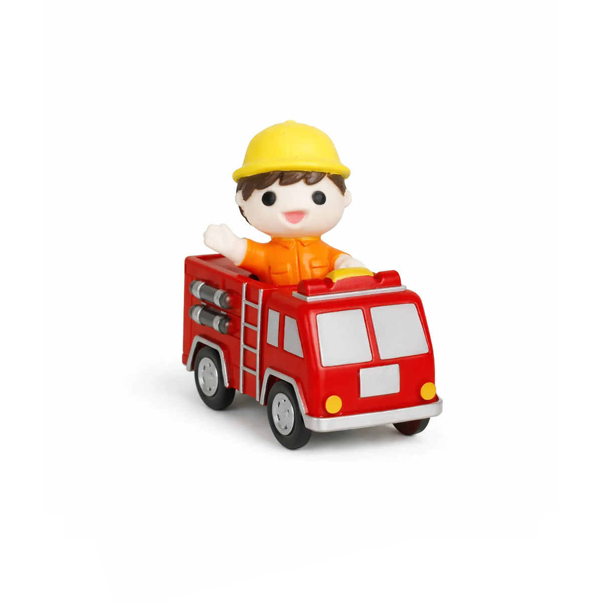 3D Fire Truck Cake Topper – Red Fire Engine Birthday Decoration