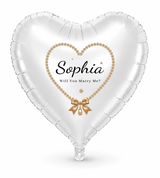 Pearl & Bow Proposal Personalized Balloon — original artwork on balloon