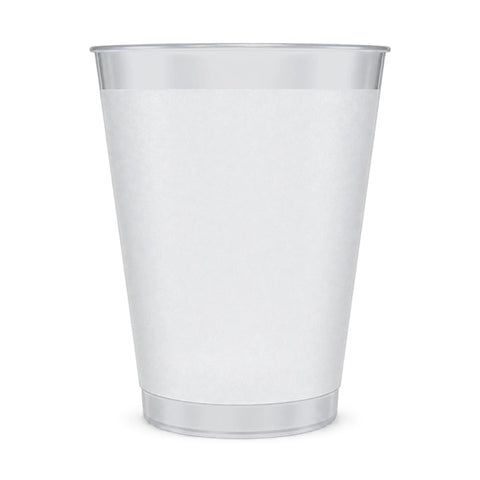 12 oz Custom Frosted Cups — Photo, Logo or Text