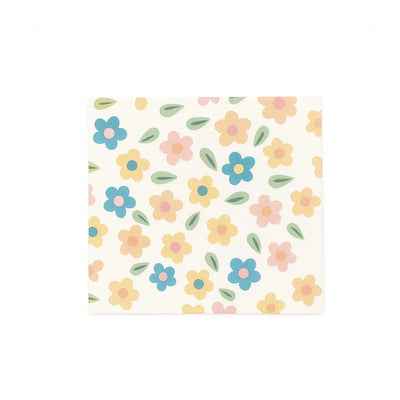 Pastel Daisy Napkin, 6.5-inch – Flower Pattern Napkin