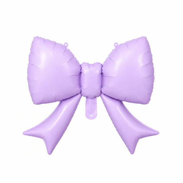 Lavender Large Bow Foil Balloon, 38.6 x 29.5-inch – Pretty Party Backdrop Balloon