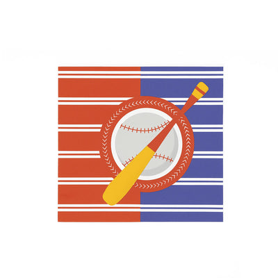 Baseball Party Napkin, 6.5-inch – Kids Sports Party Napkin