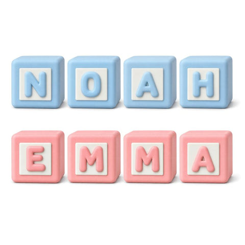 Personalized Baby Name Blocks — Choose Your Color