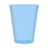 12 oz light blue custom cup