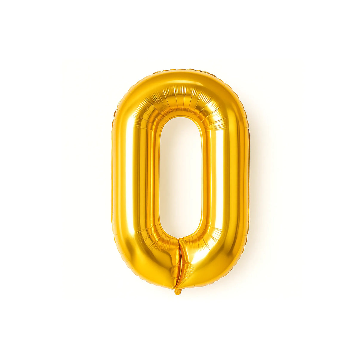 Giant 40-Inch Number 0 Balloon in Gold