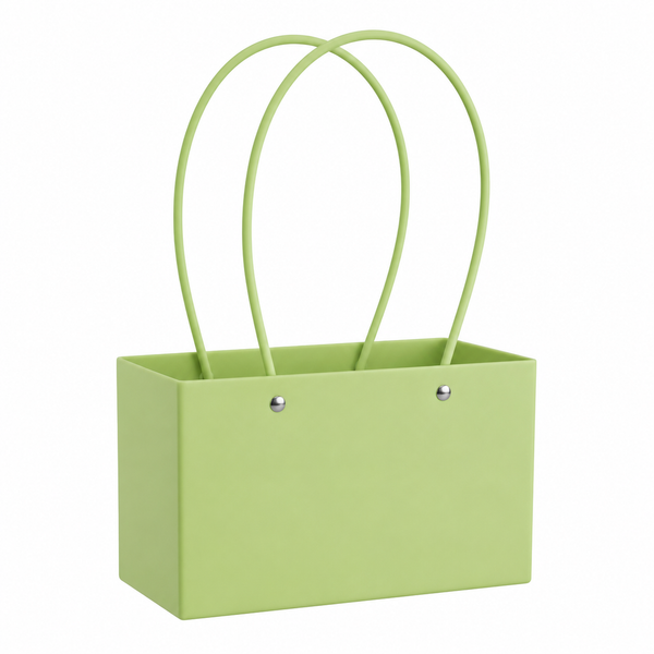 Green Pastel Gift Bag with Handles – Paper Party Gift Bag