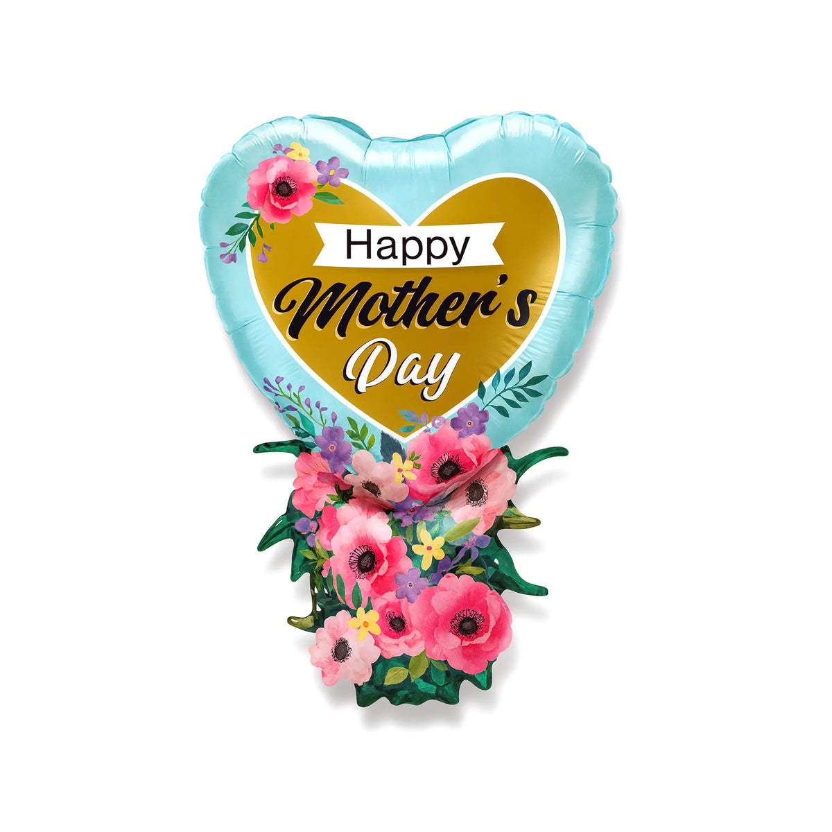 Happy Mother's Day Floral Bouquet Foil Balloon, 29-inch
