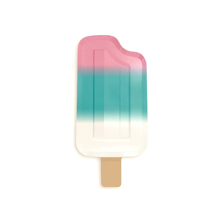 Ice Cream Party Plate 9-inch – Popsicle Shaped Plate