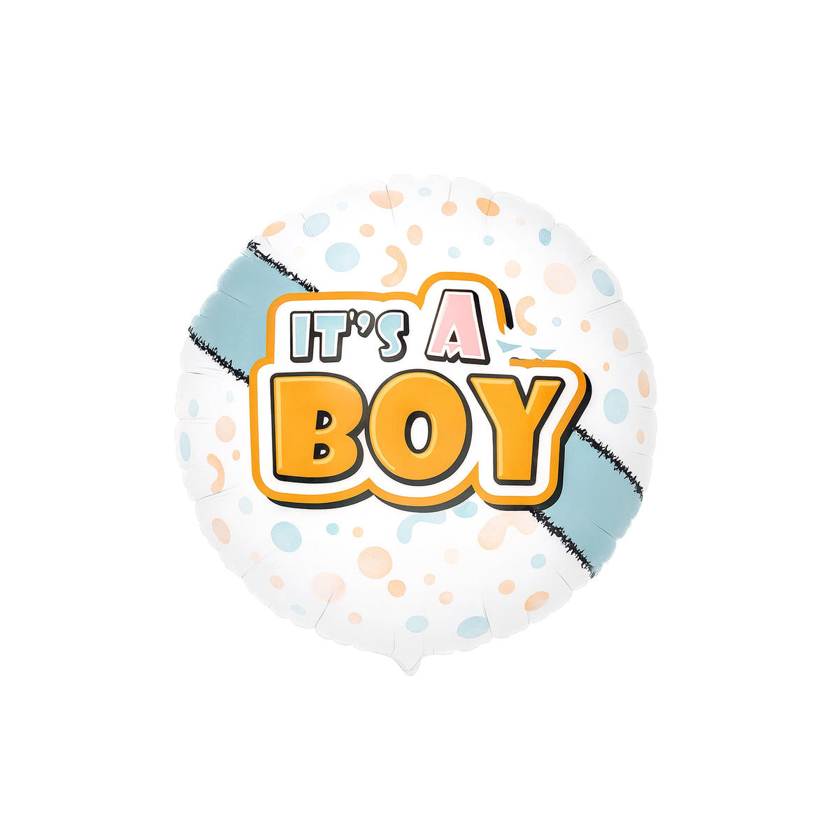 It's a Boy Polka Dot Foil Balloon, 18-inch