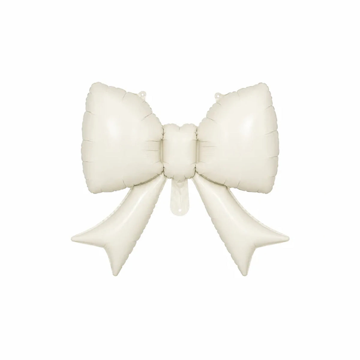 Ivory Bow Foil Balloon, 21.7 x 16.9-inch – Decorative Party Balloon