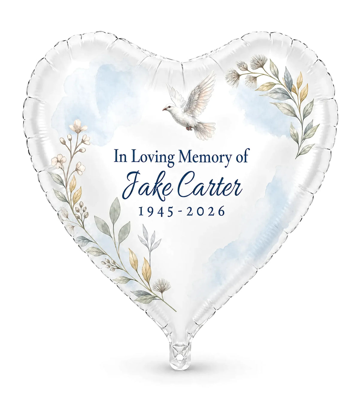 Personalized Memorial Balloons - In Loving Memory Photo