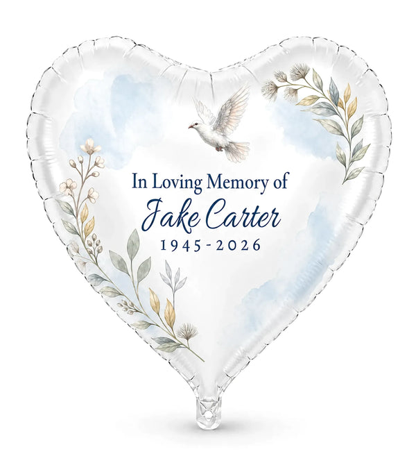 Personalized Memorial Balloons - In Loving Memory Photo
