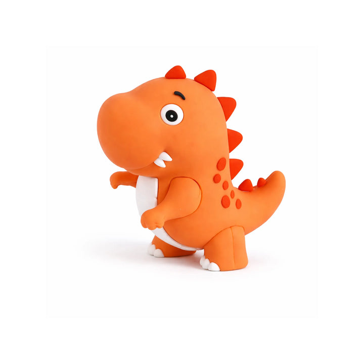 Orange Dinosaur Cake Topper, 3-inch – Jungle Birthday Cake Decoration