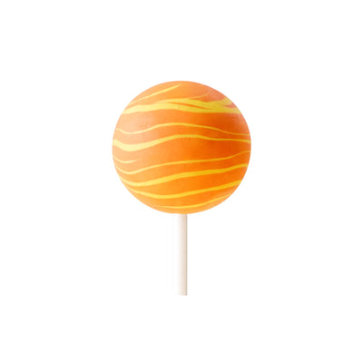 Orange Planet Cake Topper, 1.18-inch – Solar System Cake Decoration