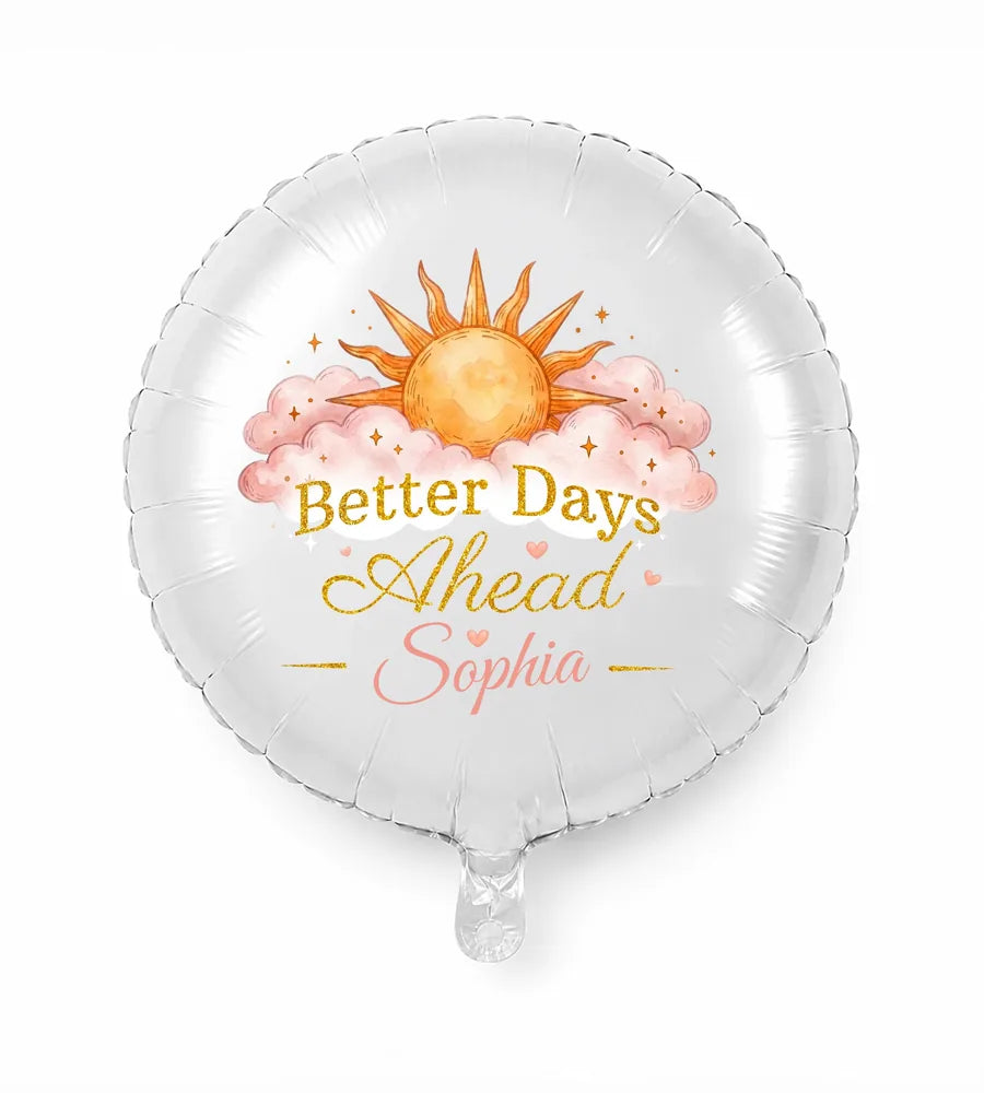 Get Well Personalized Balloon · Style 01