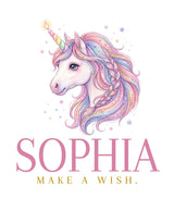 Unicorn Personalized Balloon — Make a wish