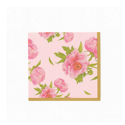 Pink Peony Party Napkins, 6.5-inch – Floral Table Napkins