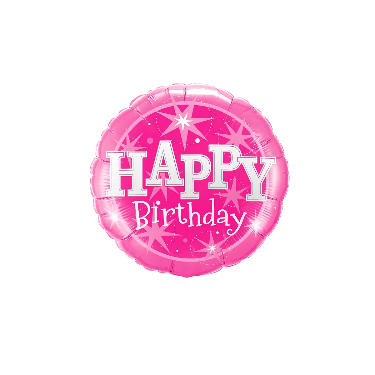 Pink Sparkle Happy Birthday Foil Balloon, 18-inch