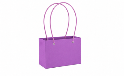 Purple Gift Bag with Handles – Pastel Paper Gift Bag