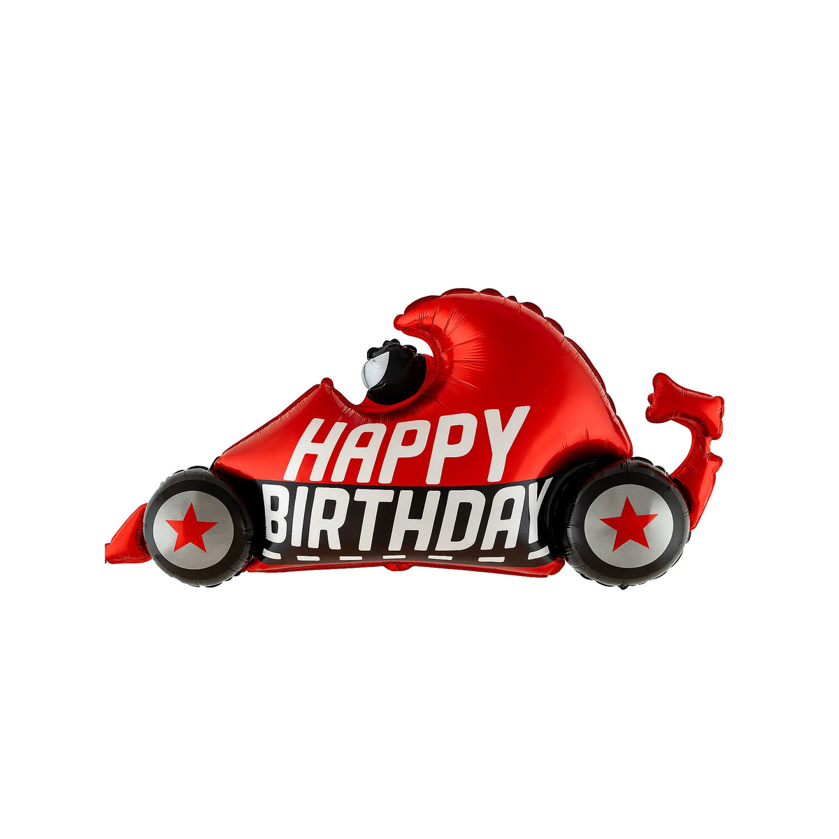 Red Car Happy Birthday Foil Balloon, 42-inch