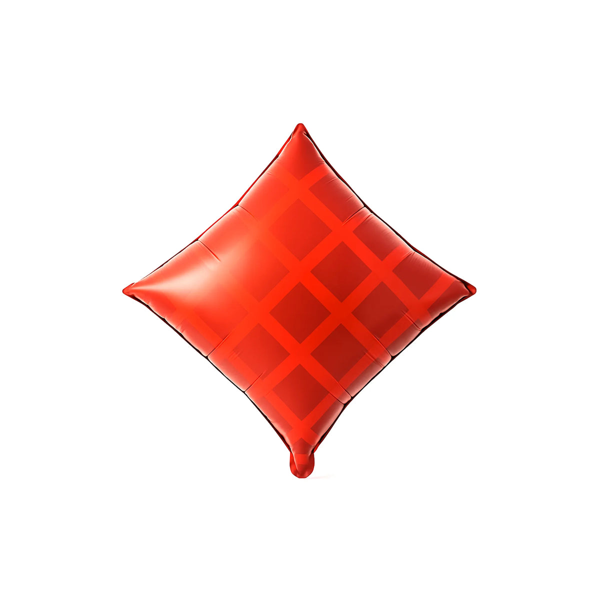 Red Diamond Suit Foil Balloon, 26-inch