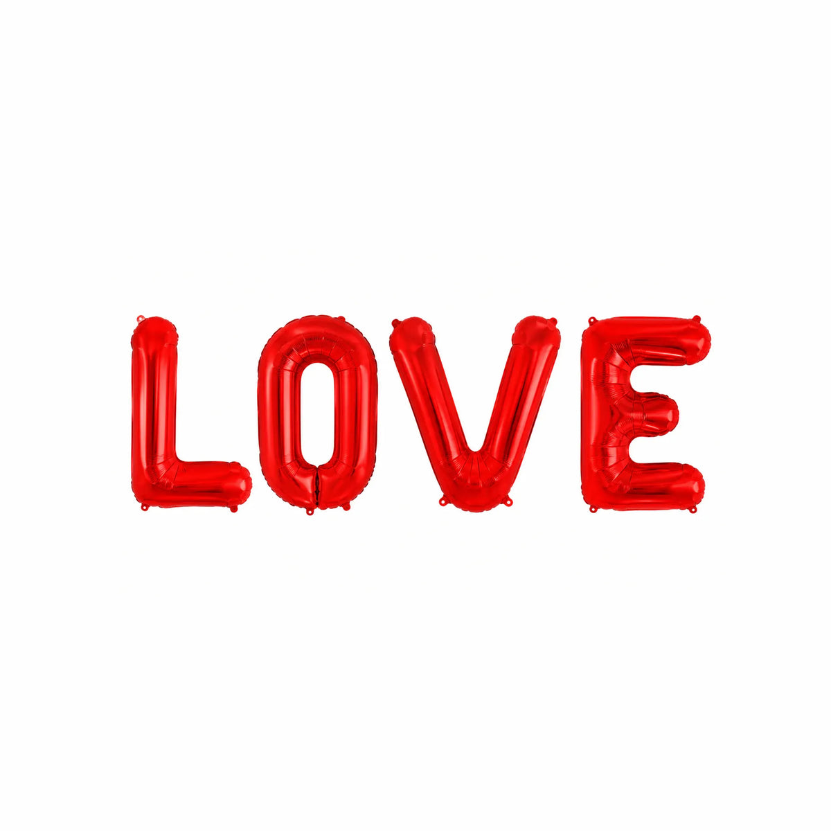 Red LOVE Foil Balloon Banner, 31.9-inch – Valentine’s Day Party Decoration