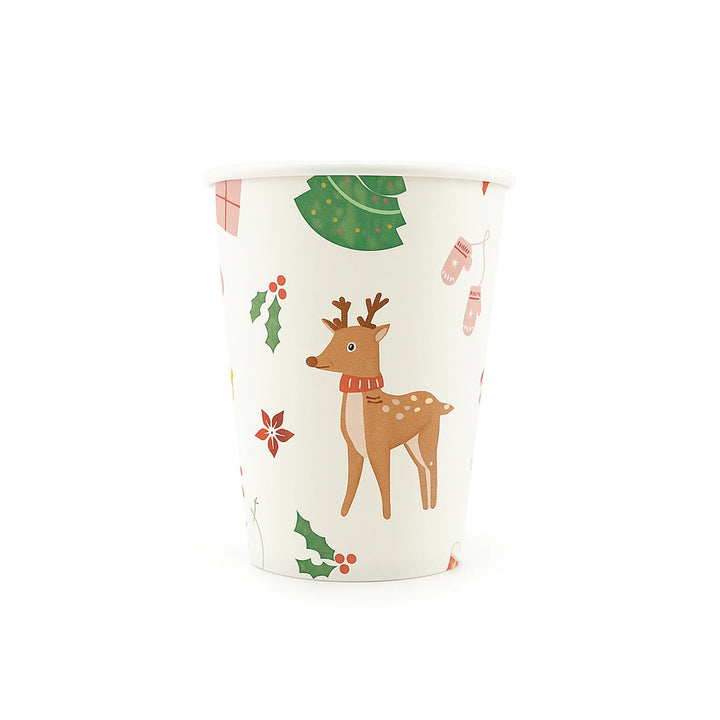 Reindeer Holiday Paper Cup, 9oz – Christmas Icons