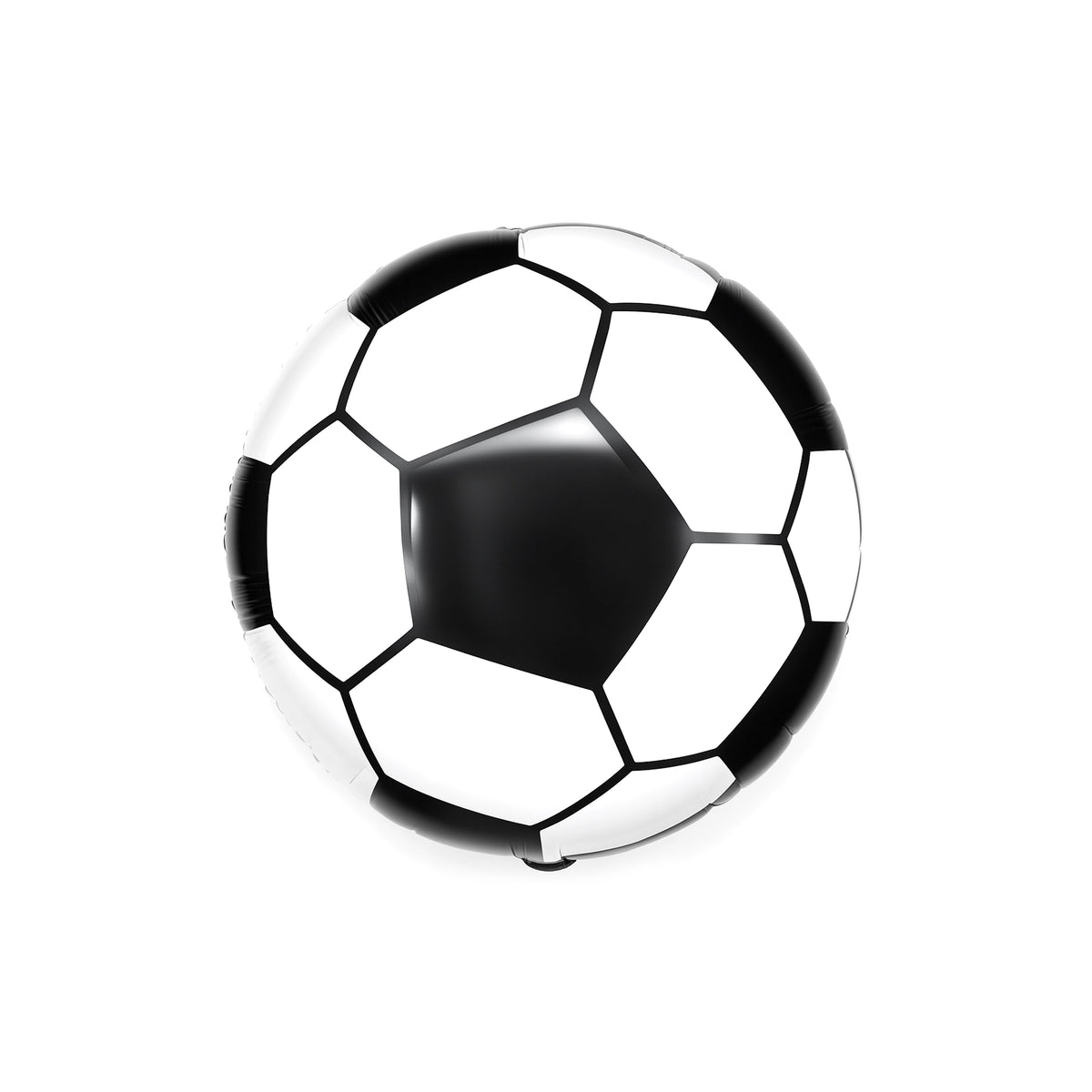 Soccer Ball Foil Balloon in Black & White, 18-inch