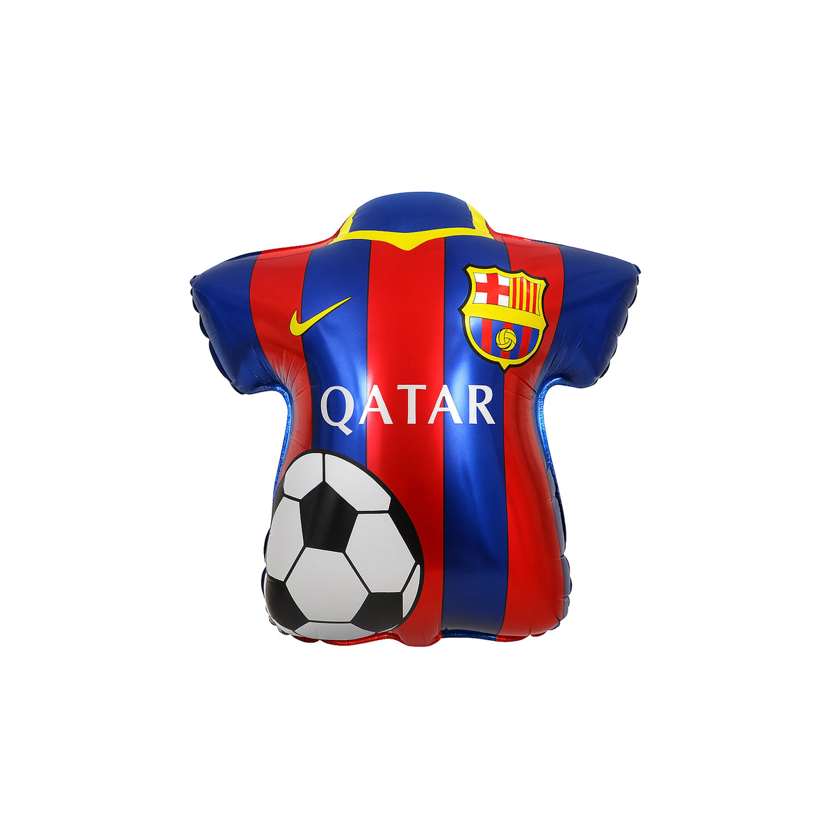Soccer Jersey Foil Balloon with ball graphic, 23-inch
