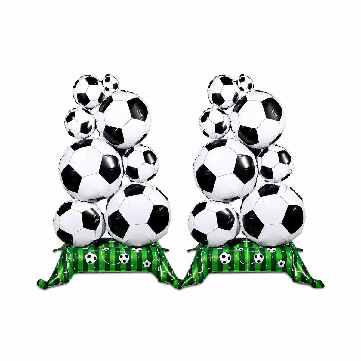 Soccer Party Foil Balloon Display, 59 x 32-inch – Sports Birthday Party Decoration
