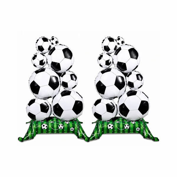 Soccer Party Foil Balloon Display, 59 x 32-inch – Sports Birthday Party Decoration