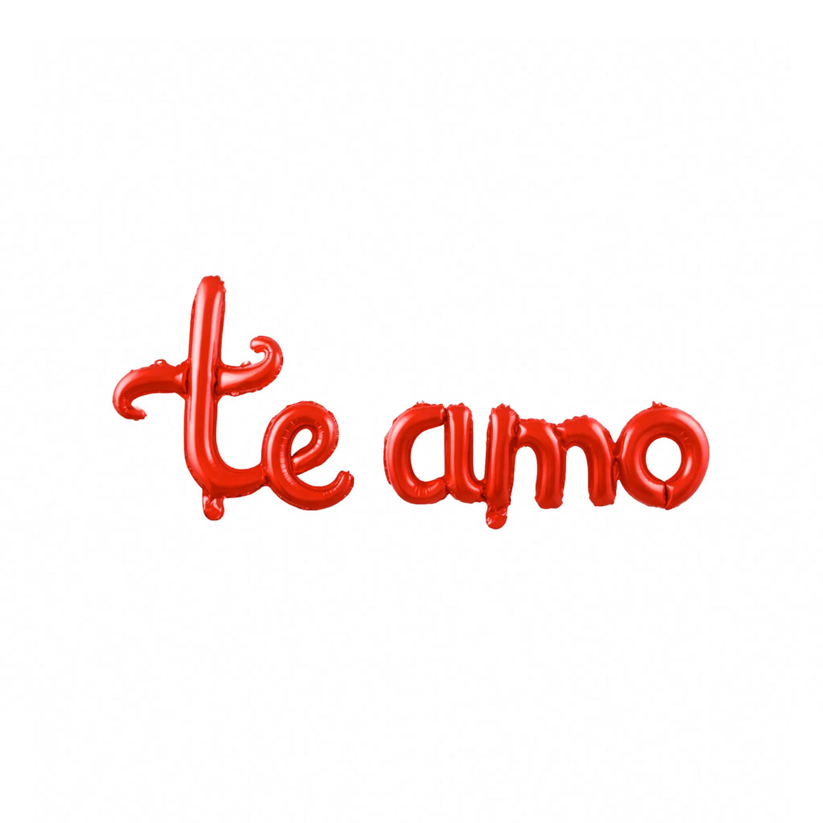 Te Amo Red Foil Balloon Banner for Romantic Valentine’s Day Party Decorations