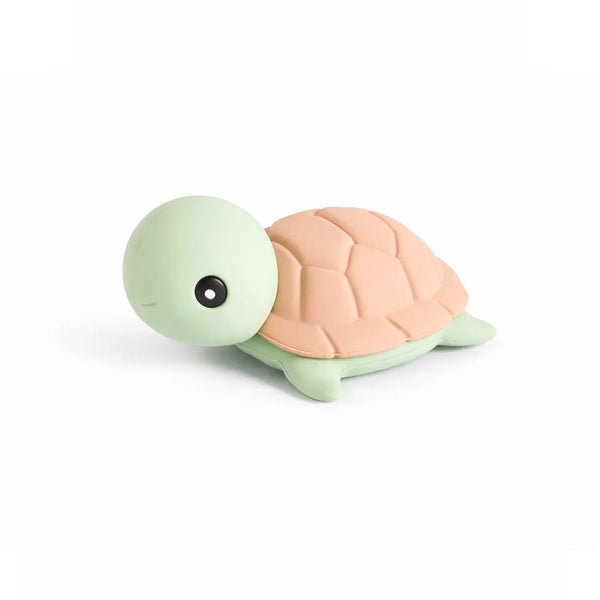Light Green Turtle with Beige Shell Cake Topper, 2.68-inch Ocean Decoration