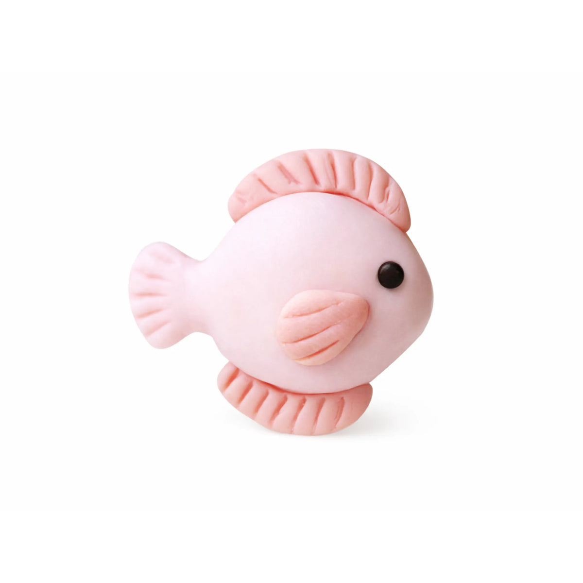 Pink Fish Cake Topper, 1.18-inch Width – Under the Sea Ocean Party Decoration