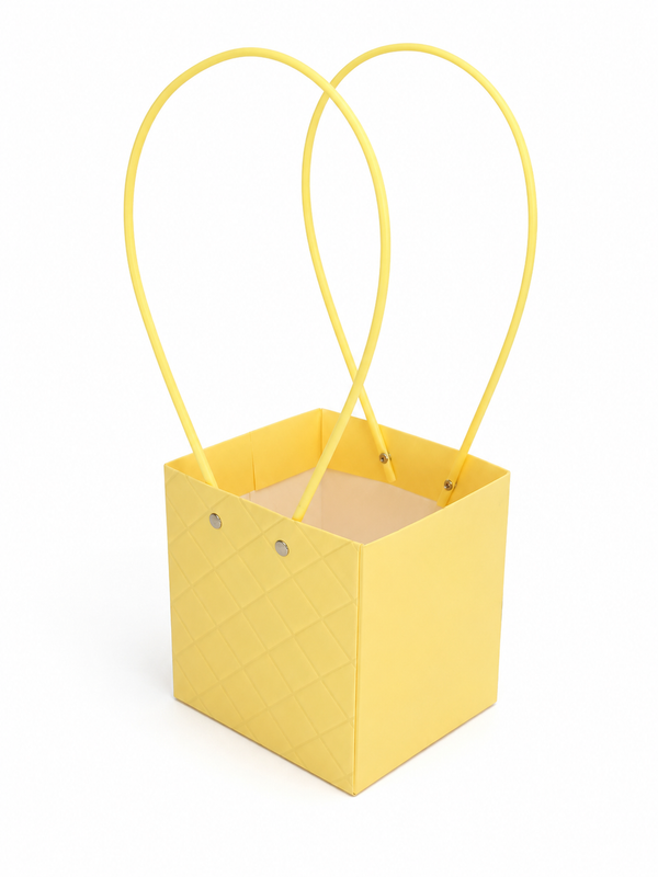Yellow Mini Gift Bag with Handles – Small Party Favor Bag
