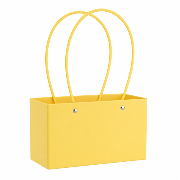 Yellow Pastel Gift Bag with Handles – Small Gift Treat Bag